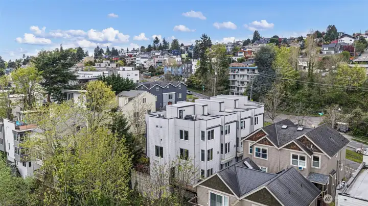 This 5 home community is nestled on a greenbelt, and this home has only 1 shared wall.