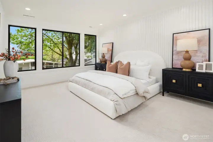 Designer primary suite