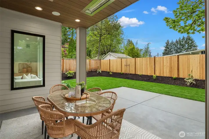 Outdoor covered living area