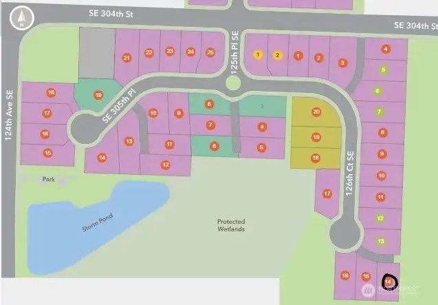 The Willows community map The Willows community map