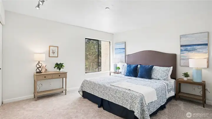 Bathed in natural light, offering a peaceful and refreshing atmosphere to unwind.