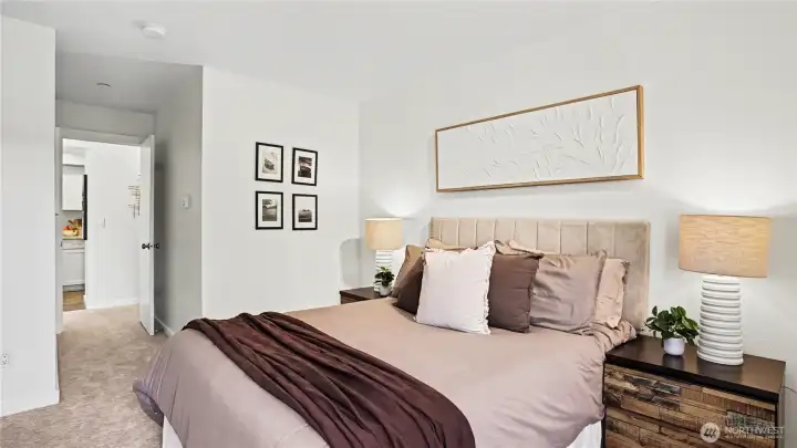 Another view of the second bedroom.