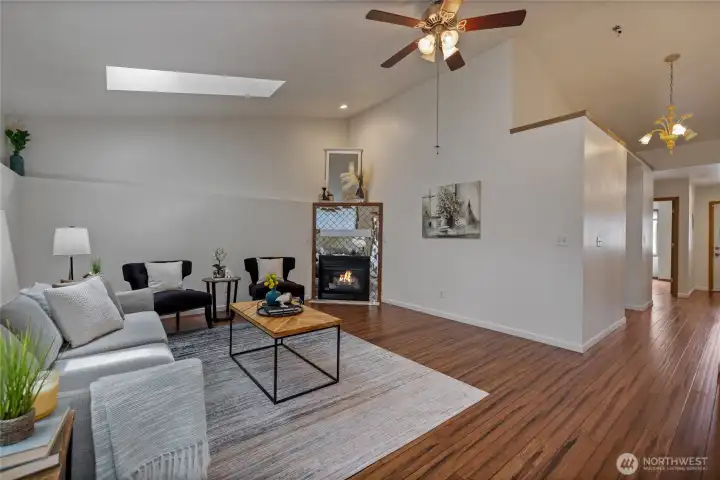 vaulted ceilings and skylights for a bright space vaulted ceilings and skylights for a bright space