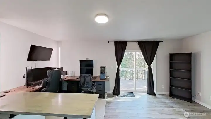 Lower level rec room