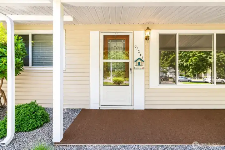 Covered entrance