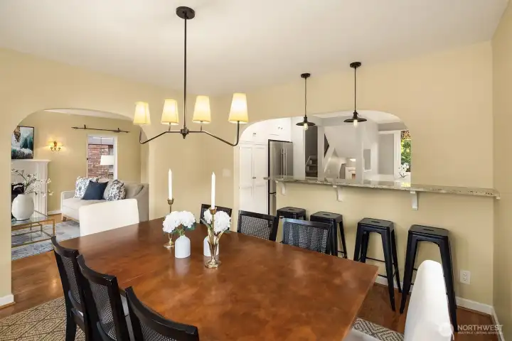 Formal dining room Formal dining room