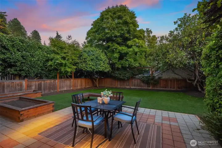 Big patio for summer BBQ's and more. Big patio for summer BBQ's and more.