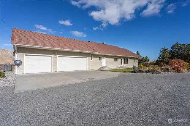 Tile roofing and Hardy-board siding.