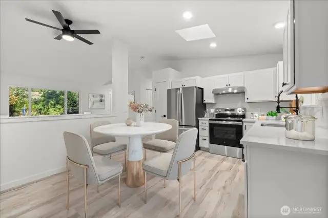 Virtually Staged Kitchen/Dining Room 2
