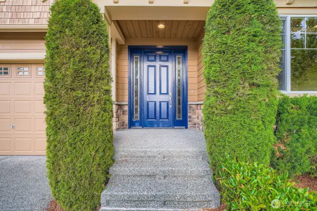 Welcoming entry