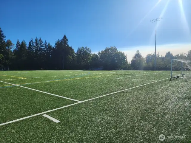 Soccer fields at Petrovitsky Park
