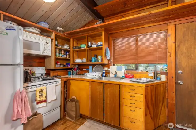 Upper Level Bedroom Kitchenette with Separate Entrance