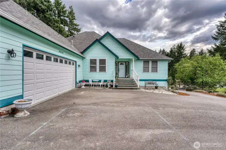 Two-Car Garage and room to park toys!