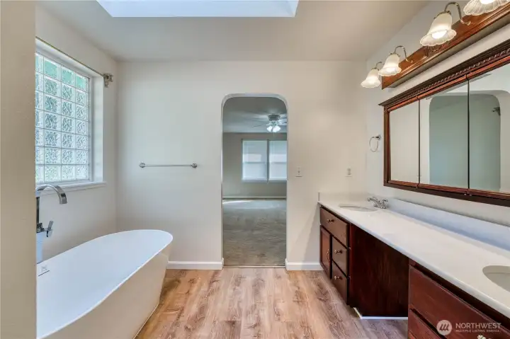 Double sink Vanity