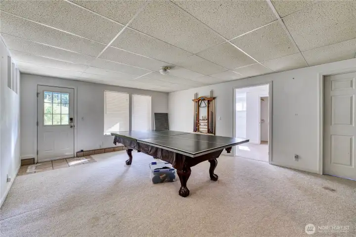 Lower Level Rec Room...