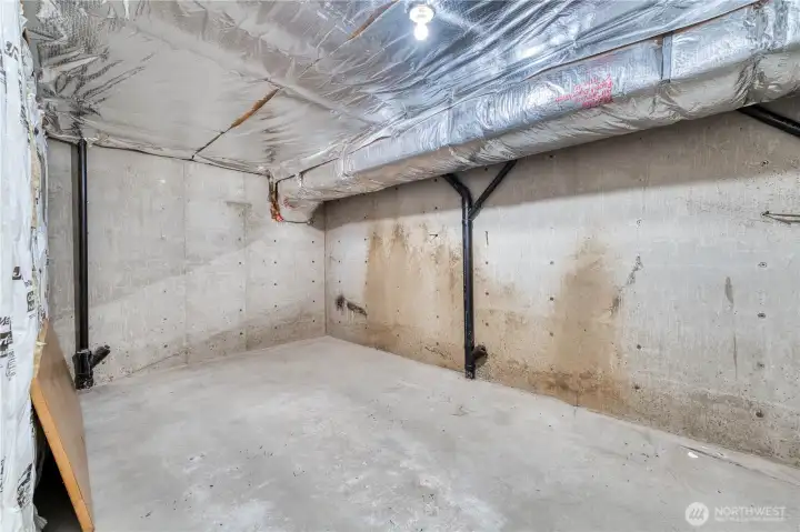 One of 3 unfinished rooms in the Lower Level, all insulated...