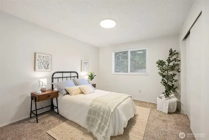 Bedroom 3 provides a space for everyone.