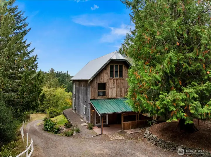 Level and room for parking and RV or even a detached garage.
