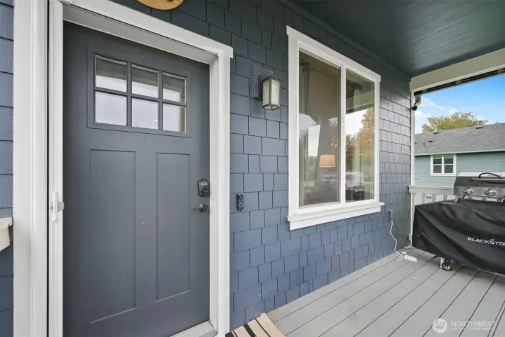 Welcome home. Nice big covered porch.