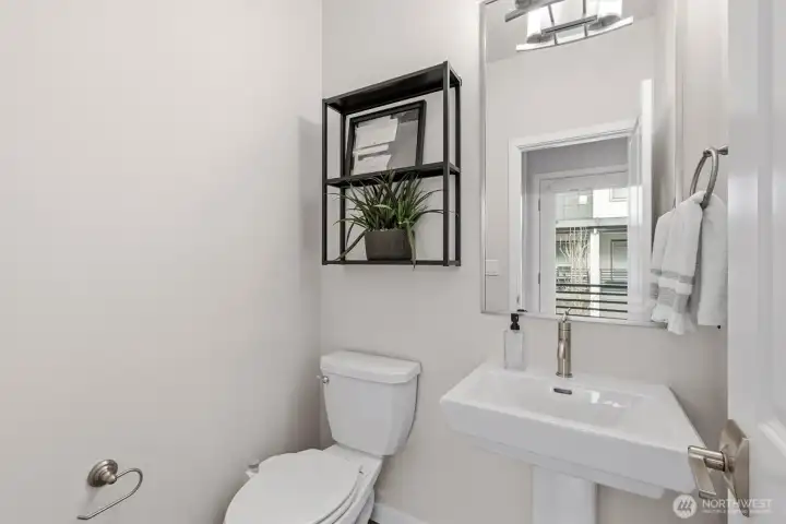 Half bathroom.