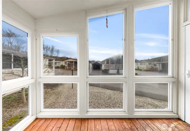 Sun Porch view.