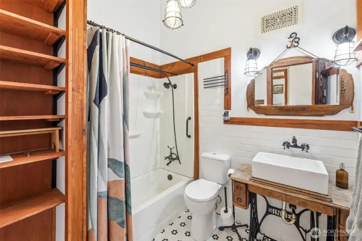 Full bathroom upstairs