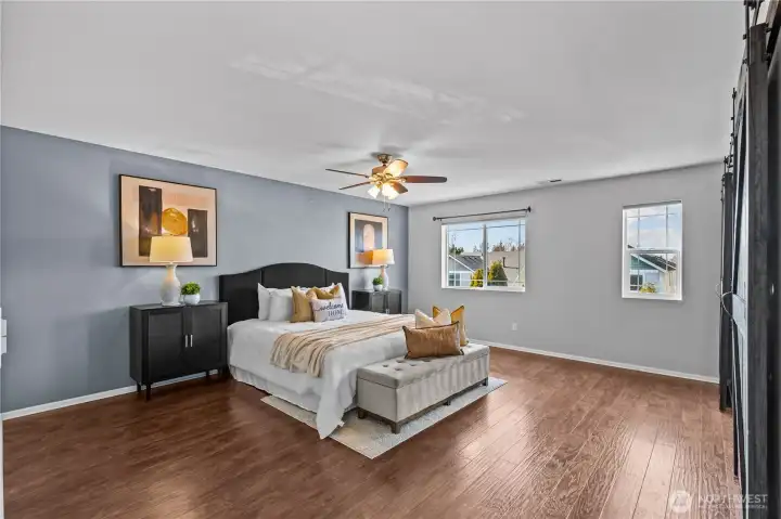 Expansive and private primary ensuite.