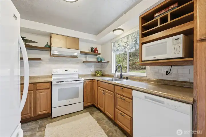 Newly remodeled kitchen