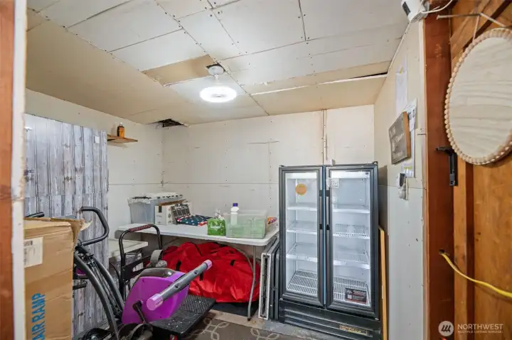 Inside the 2nd large storage shed in the carport.