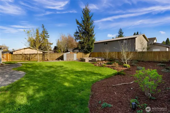 Garden shed for your lawnmower and garden tools