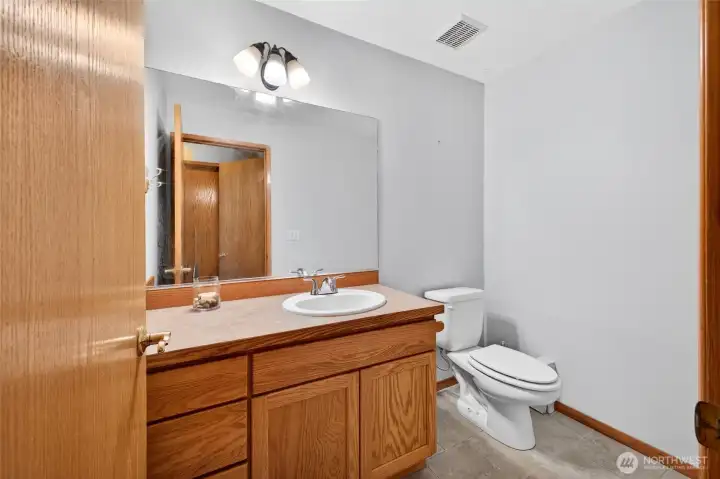 Basement bathroom
