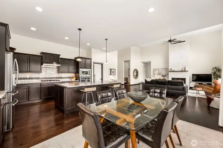 View of spacious Kitchen Dining and Great Room View of spacious Kitchen Dining and Great Room