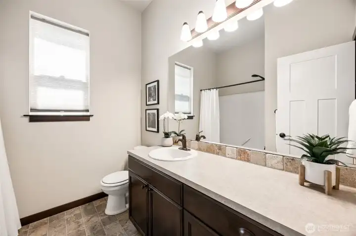 Guest Bathroom with Tub Shower combination Guest Bathroom with Tub Shower combination