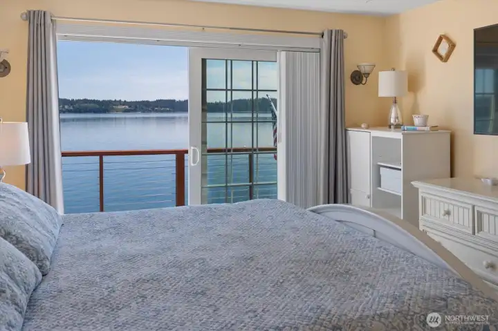 Bedroom 1 offers scenic Puget Sound views