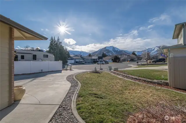 View of street from front of house