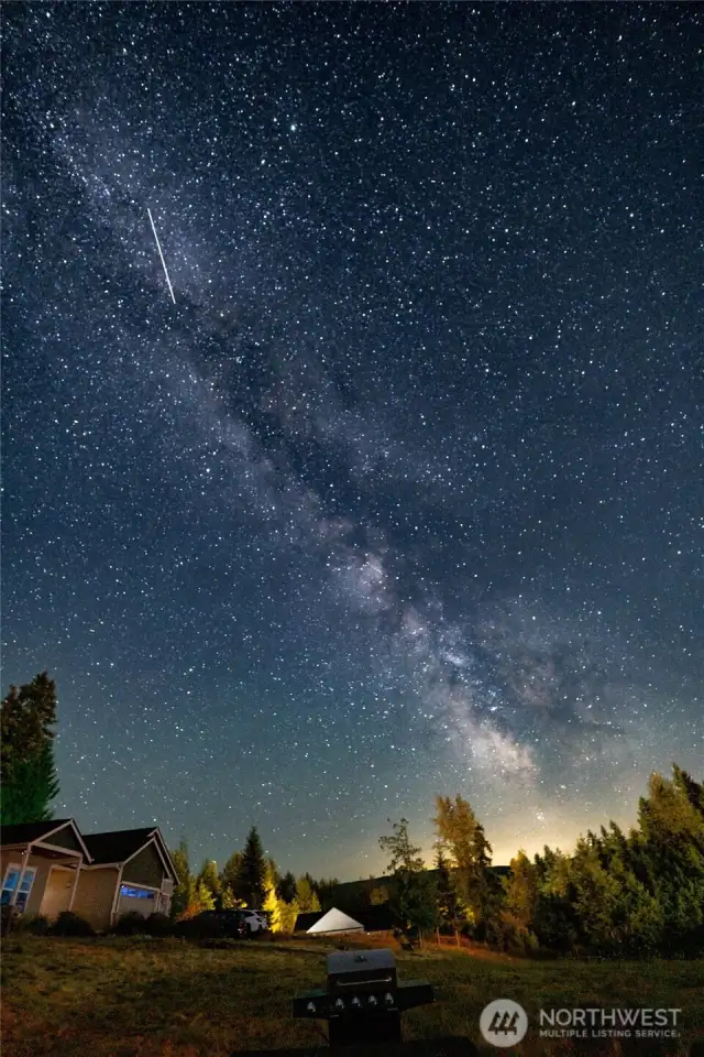 Photo of the Milky Way taken by seller from the front yard.