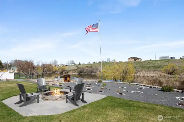 Virtually Staged Firepit