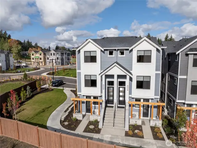 Welcome to Legacy Farms Townhomes by D.R Horton! Residence 1 offers 3 bedrooms, 3.5 baths and overlooks a verdant greenbelt. Convenient Woodinville location just minutes to Kirkland and the Woodinville wine district! Photos are for representational purposes only.