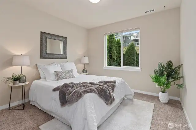 Main level bedroom - great for guests or multi-gen living.