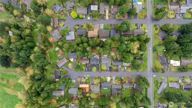 Birdseye view of the neighborhood!