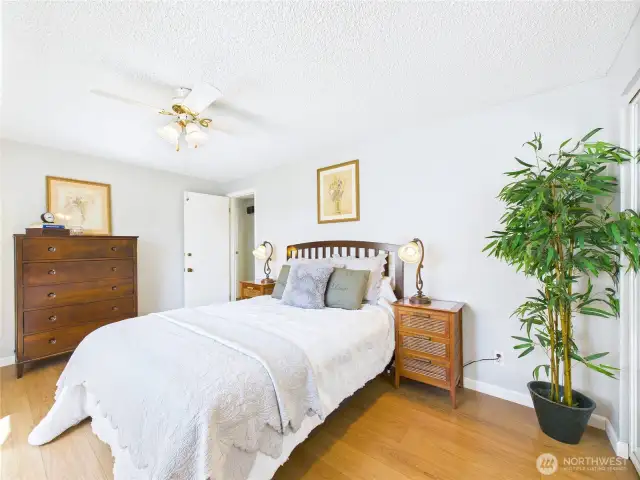 Tranquil paint colors throughout the home.
