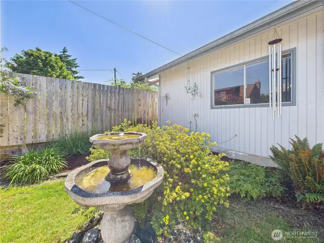 The privacy fence provides you with the protection from neighbors.