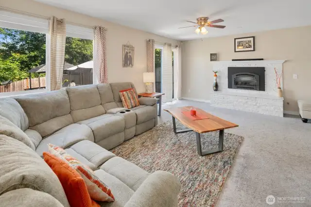 2nd "Living Room" opening to backyard w/outdoor kitchen, entertaining area & swim spa