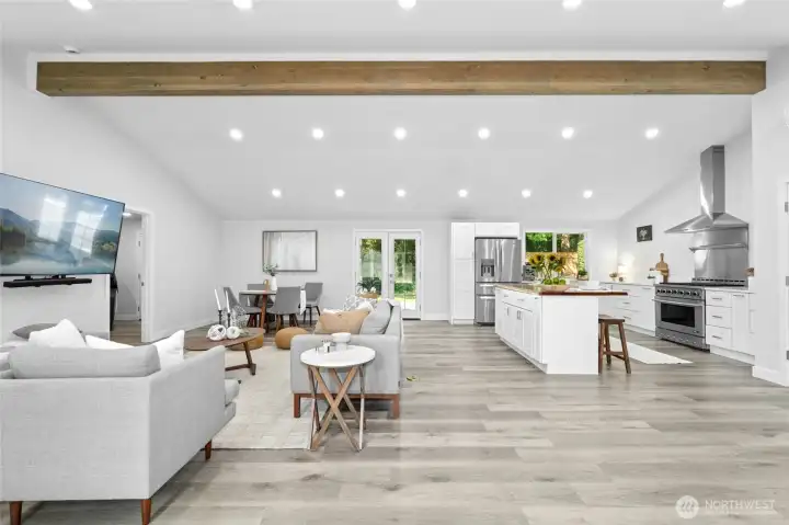 This immaculate 1,920 sq ft home sits on a generous 23,017 sq ft (.52 acre) level lot, offering both space and privacy.