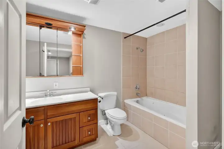 Lower bathroom off primary