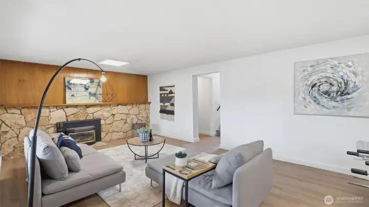 Enjoy the convenience of this spacious lower-level living area.