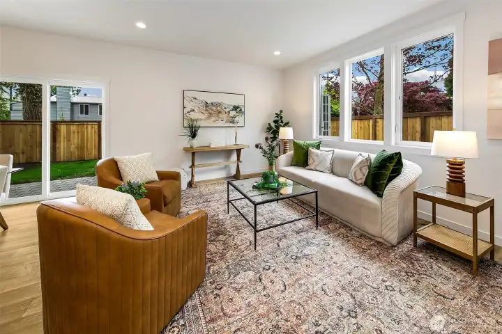 Bright, natural light