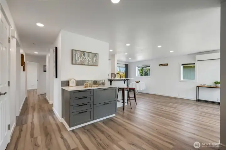 New Luxury LPV flooring throughout