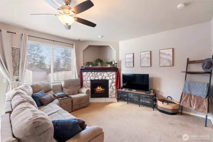 Fireplace to keep you cozy during winter