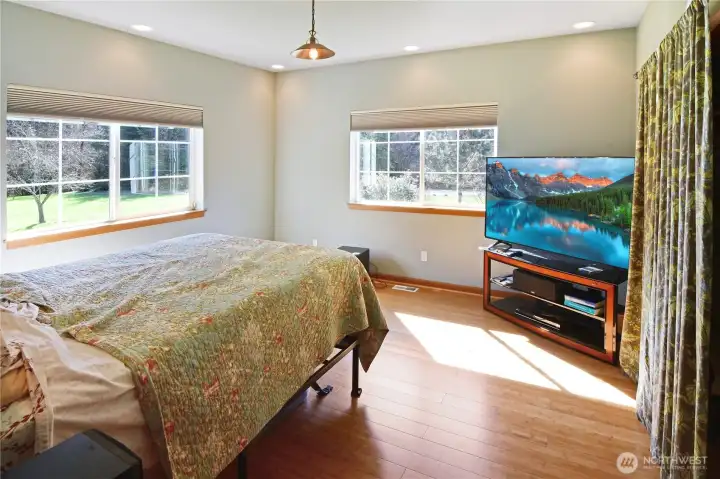 3rd bedroom. Also with a generously sized closet. Note the lovely natural light